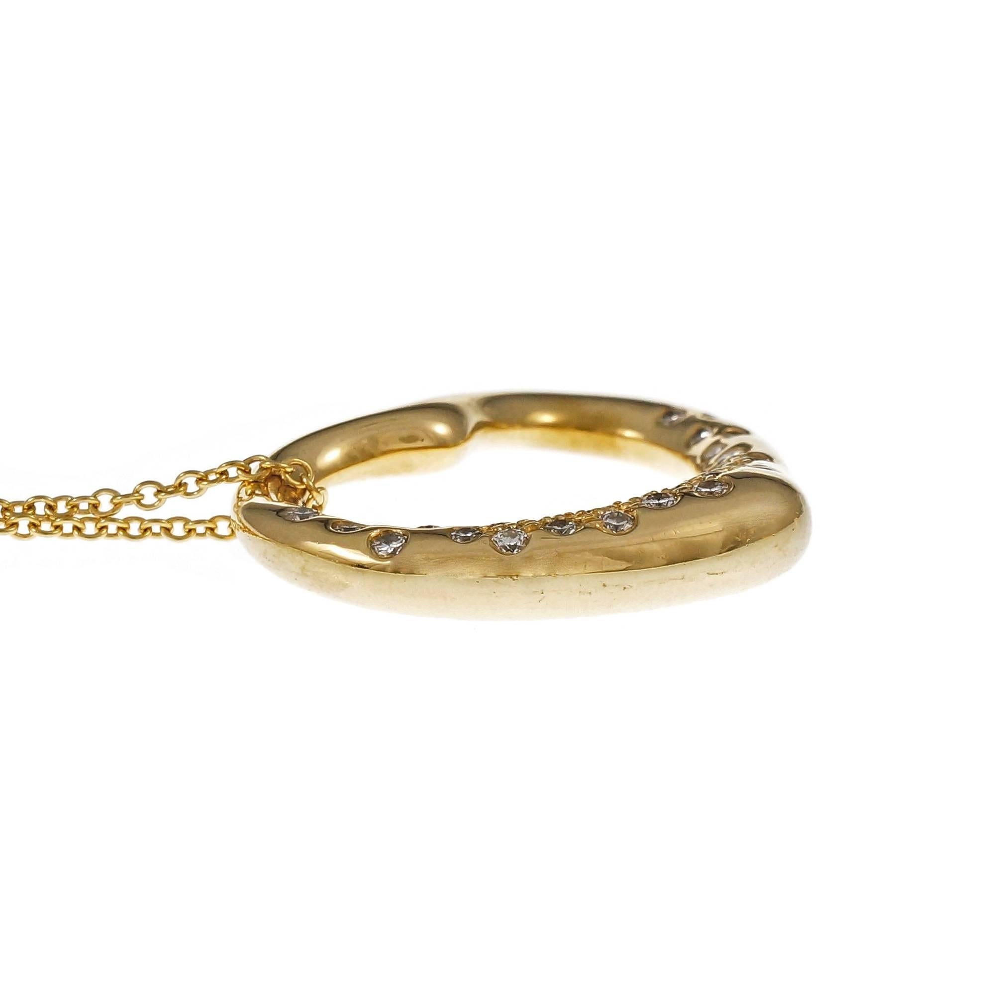 elsa peretti gold heart necklace