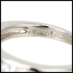 GIA Certified Green Cabochon Emerald Diamond Platinum Gold Engagement Ring