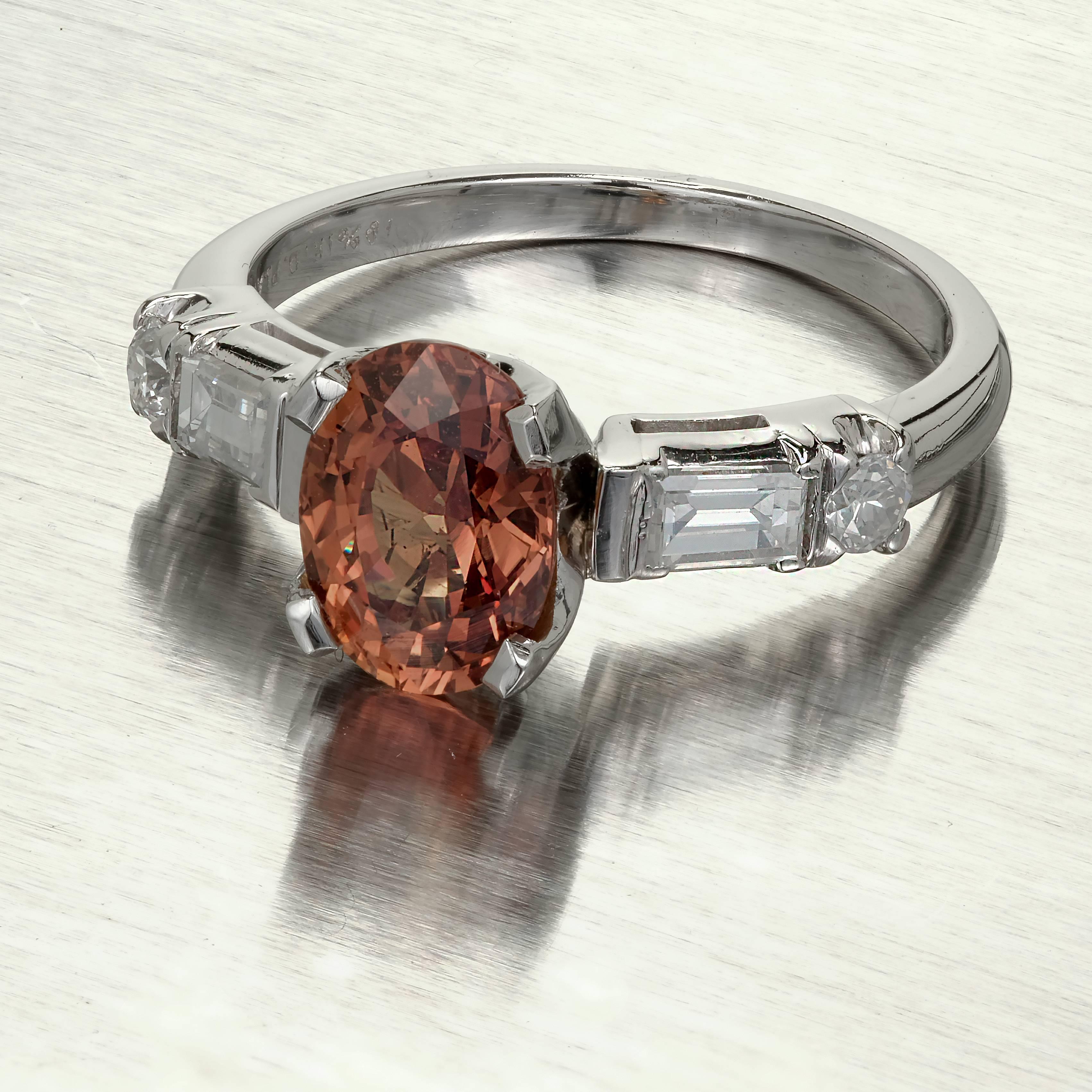 orange engagement ring
