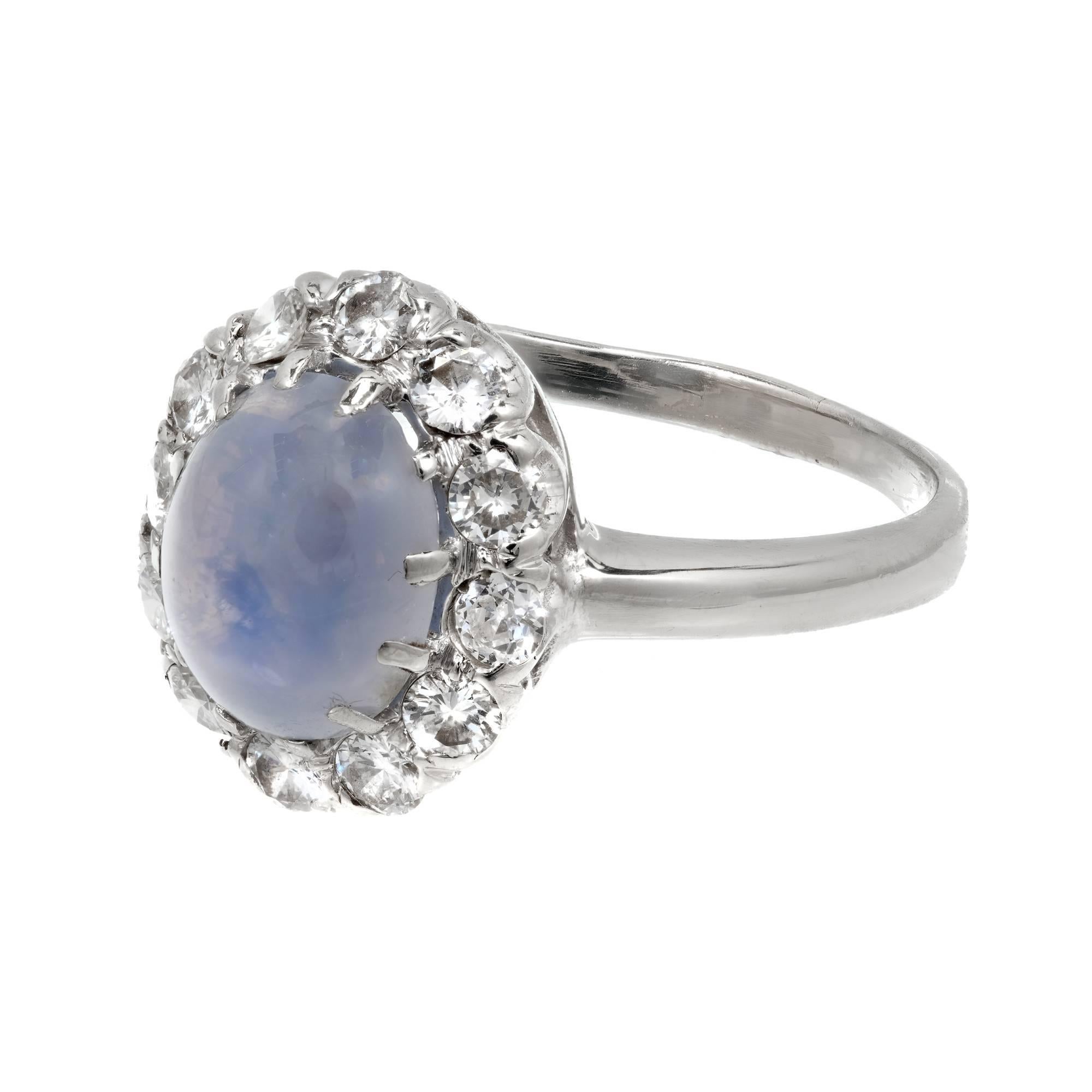 star sapphire engagement ring