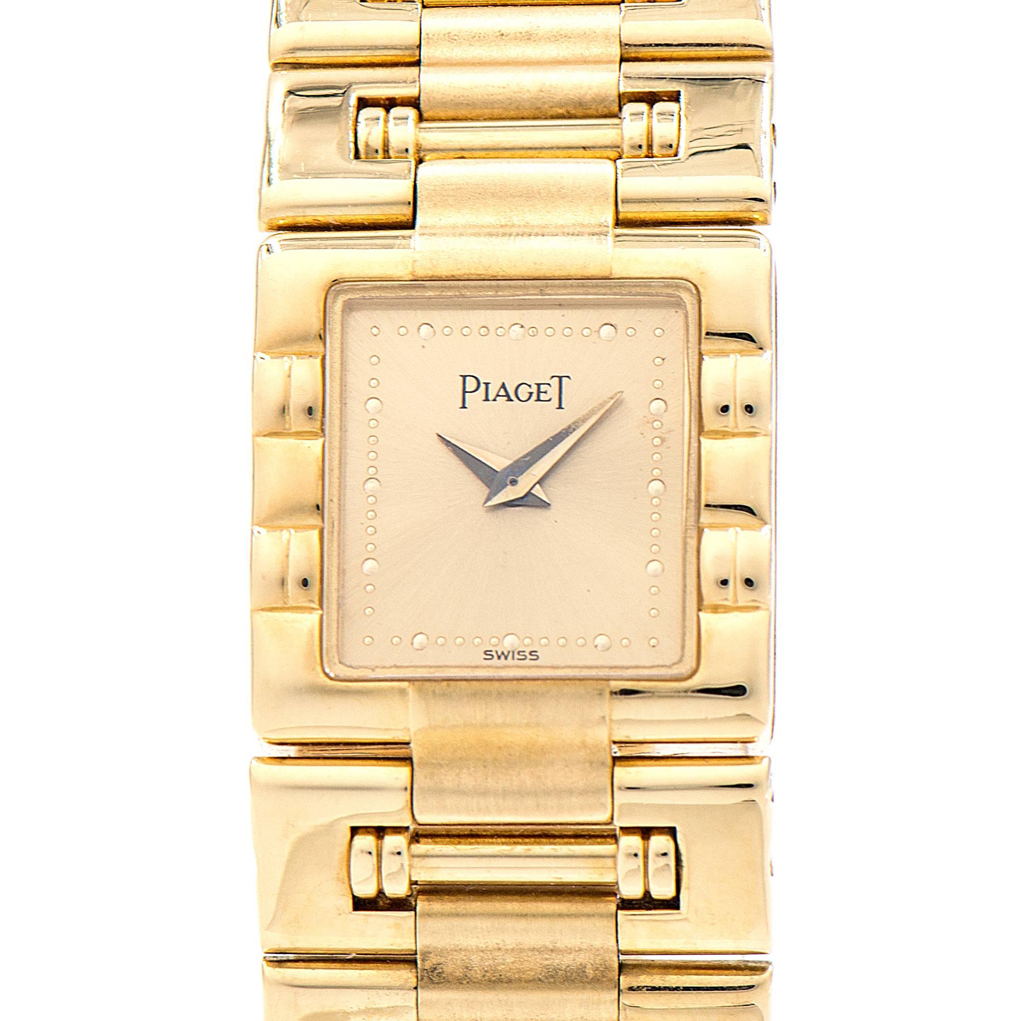 piaget quartz gold watch