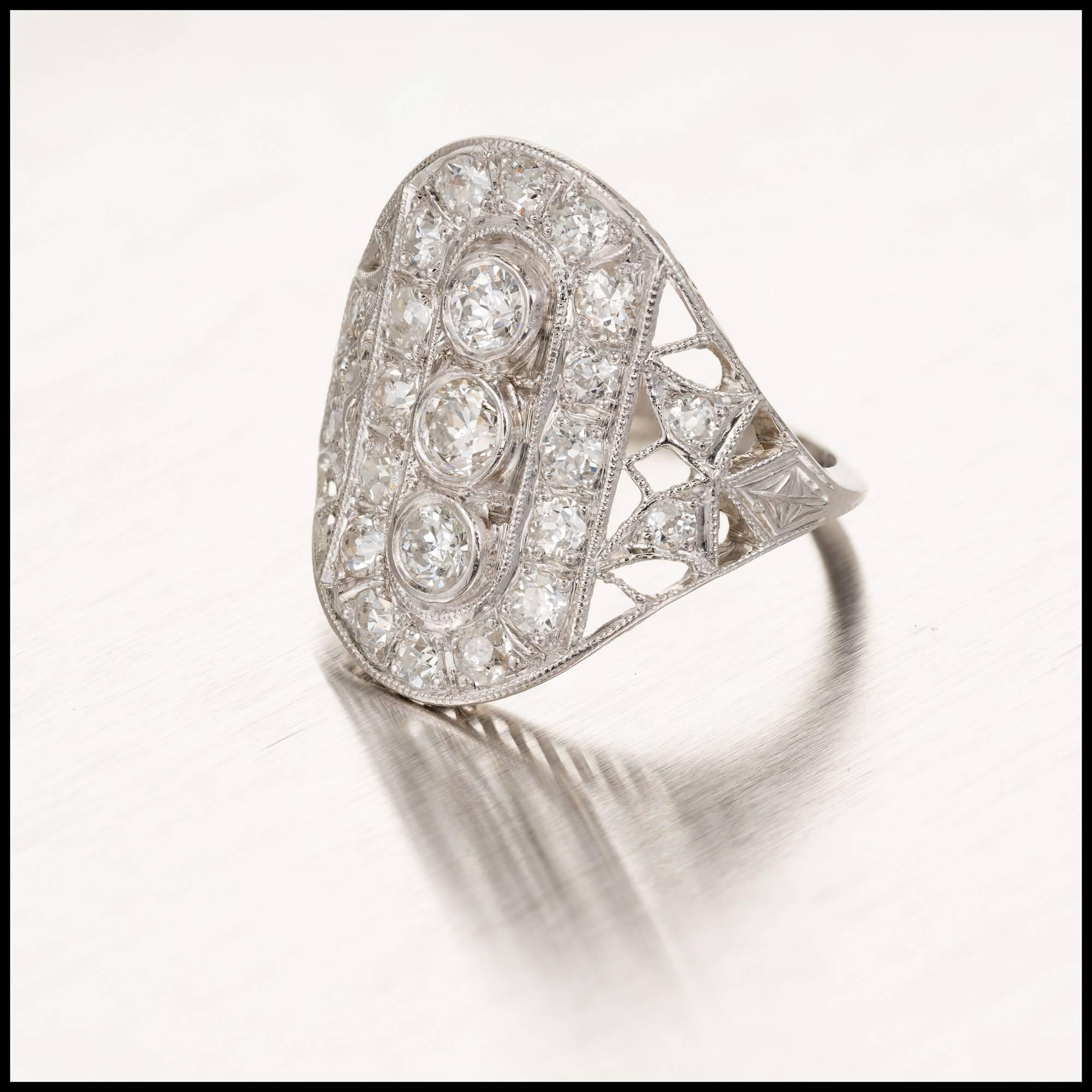 art deco old european cut diamo...