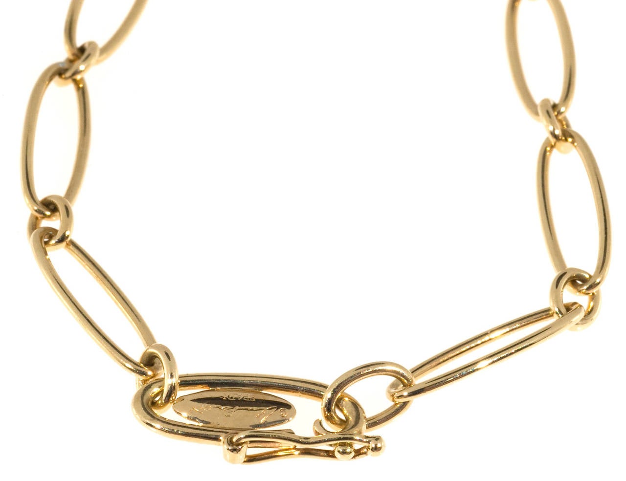 Women's Tiffany & Co. Elsa Peretti Gold Heart Charm Bracelet
