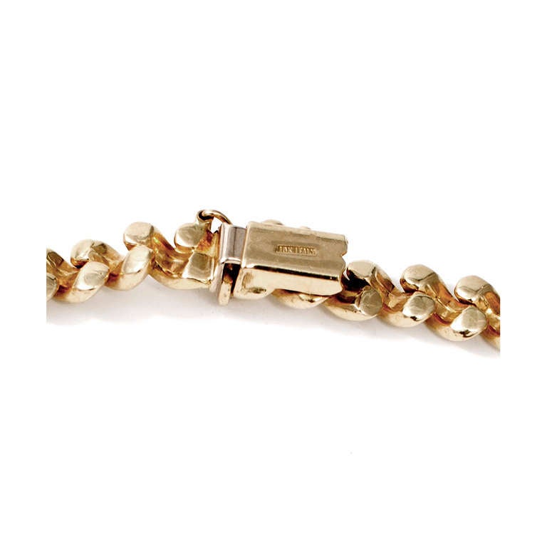 Tiffany & Co. San Marco Halskette mit Scharnier aus Gold im Zustand „Hervorragend“ im Angebot in Stamford, CT