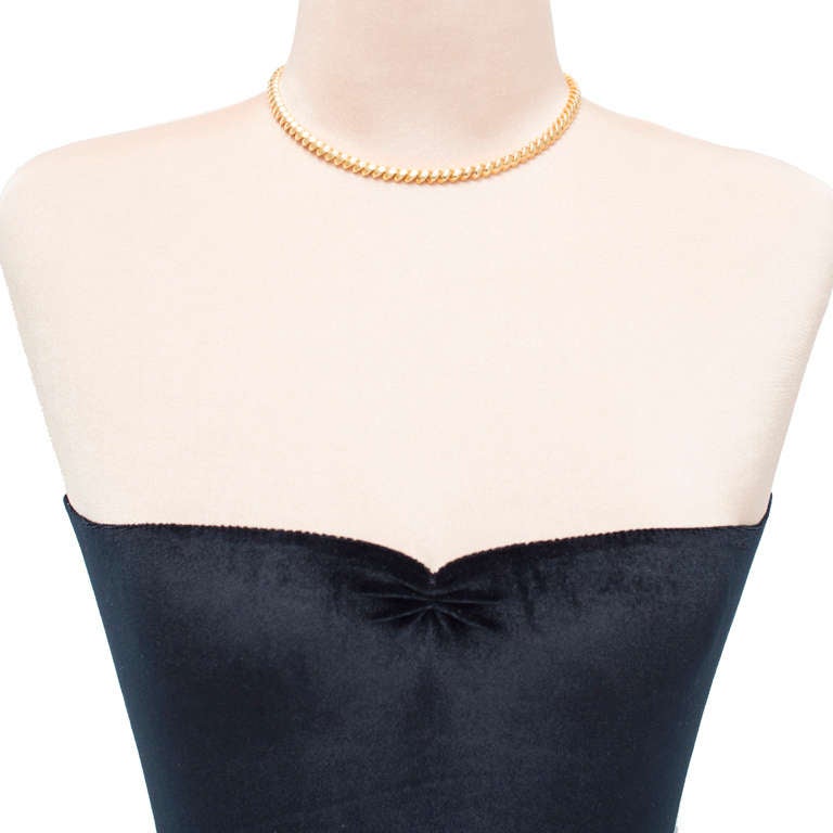 Tiffany & Co. San Marco Halskette mit Scharnier aus Gold Damen im Angebot