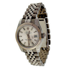Rolex Lady's Stainless Steel Datejust Wristwatch Ref 179174