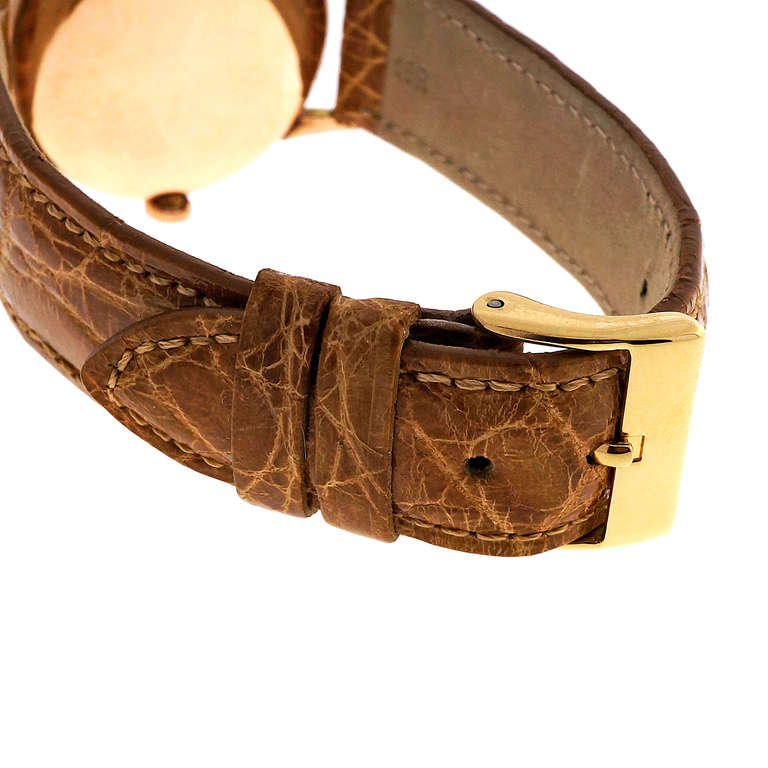 Longines Rose Gold Wristwatch Retailed by Tiffany & Co. circa 1950s 2