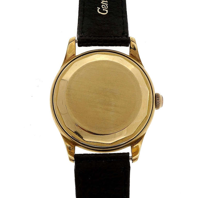 Vacheron & Constantin Yellow Gold Automatic Wristwatch c1960s Caliber 477/1 In Excellent Condition In Stamford, CT