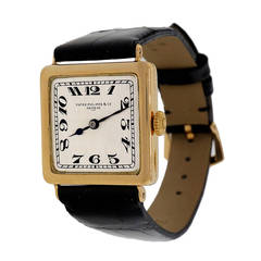 Antique Patek Philippe Yellow Gold Wristwatch