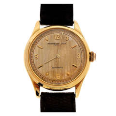 Vintage Vacheron & Constantin Yellow Gold Automatic Wristwatch c1960s Caliber 477/1