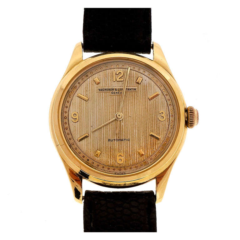 Vacheron & Constantin Yellow Gold Automatic Wristwatch c1960s Caliber 477/1
