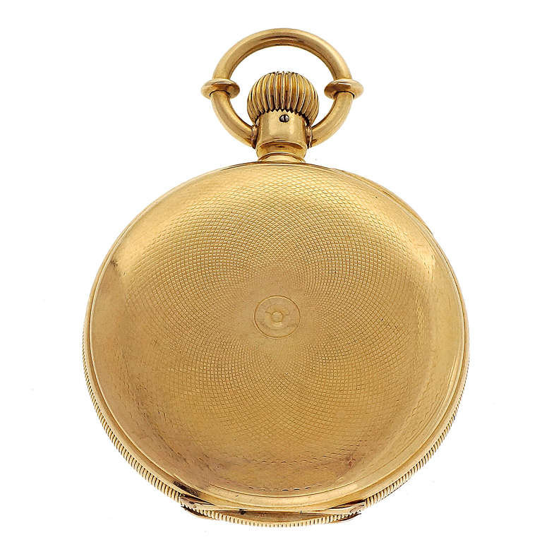Victorian A. Lange & Sohne Hunting Cased Pocket Watch circa 1880s