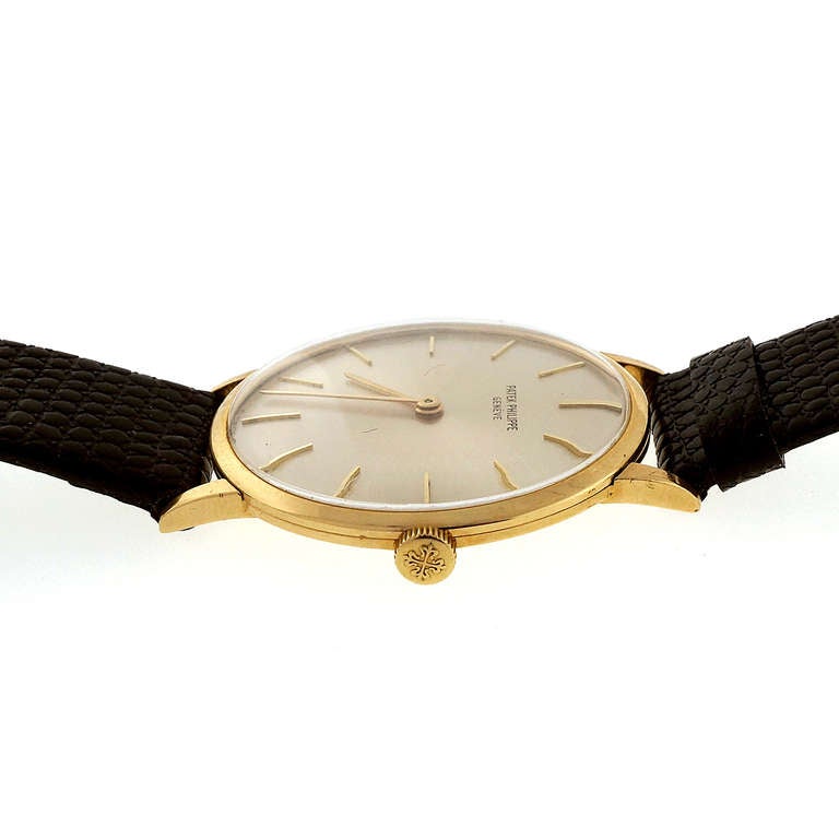 Patek Philippe Gelbgold-Armbanduhr um 1960 Ref. 3468 2