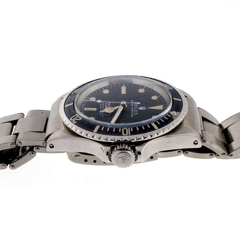 Rolex Stainless Steel No-Date Submariner Wristwatch Ref 5512 2