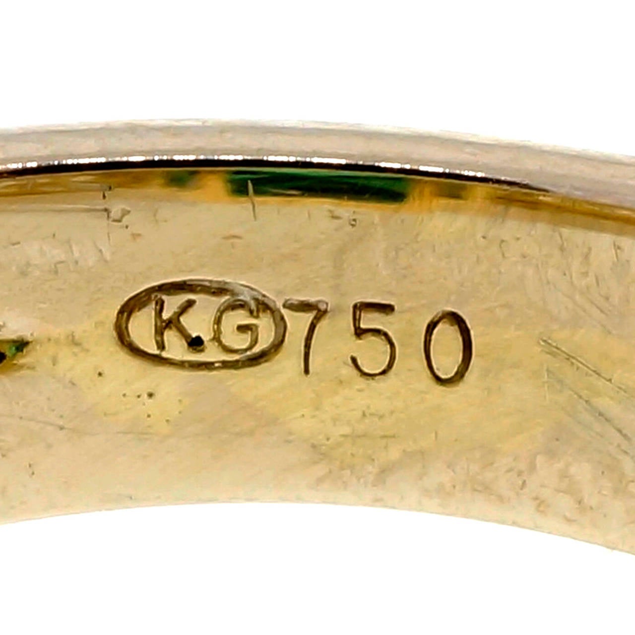 GIA-zertifizierter 4,02 Karat kolumbianischer Smaragd-Diamant-Gelb-Weißgoldring im Zustand „Gut“ im Angebot in Stamford, CT