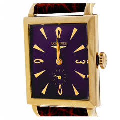 Vintage Longines Yellow Gold Wristwatch circa 1960s
