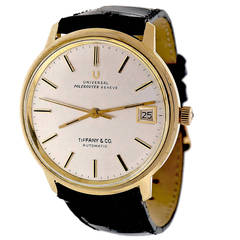 Universal Polerouter Geneve Tiffany & Co. Yellow Gold Micro Rotor Wristwatch 1