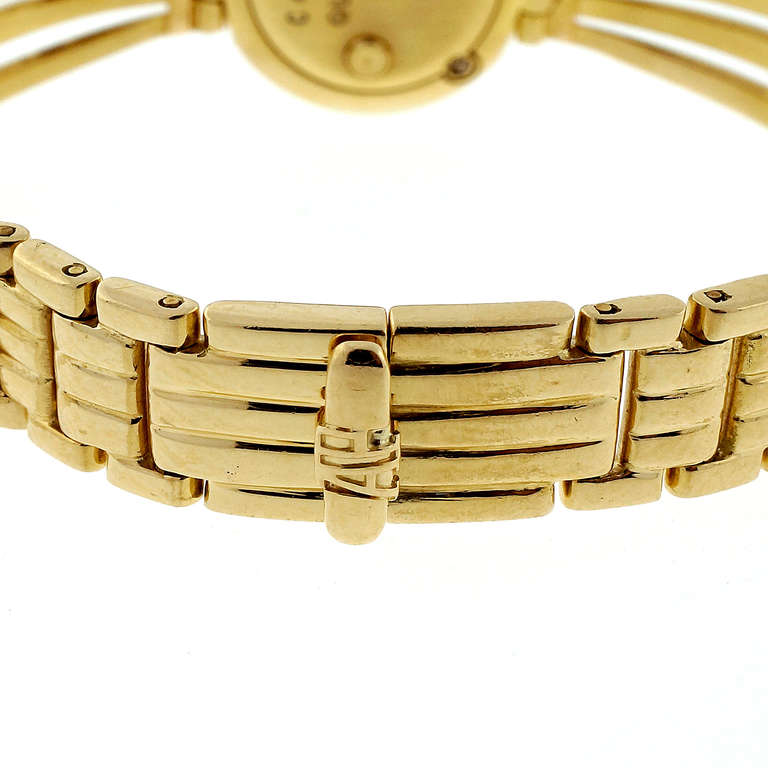 Audemars Piguet For Tiffany & Co. Ladies Diamond Gold Bracelet Wristwatch In Excellent Condition In Stamford, CT