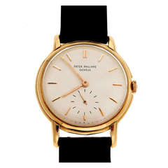Gelbgold-Armbanduhr von Patek Philippe Ref 2484 