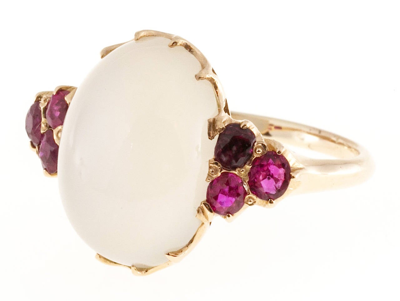 ruby and moonstone ring