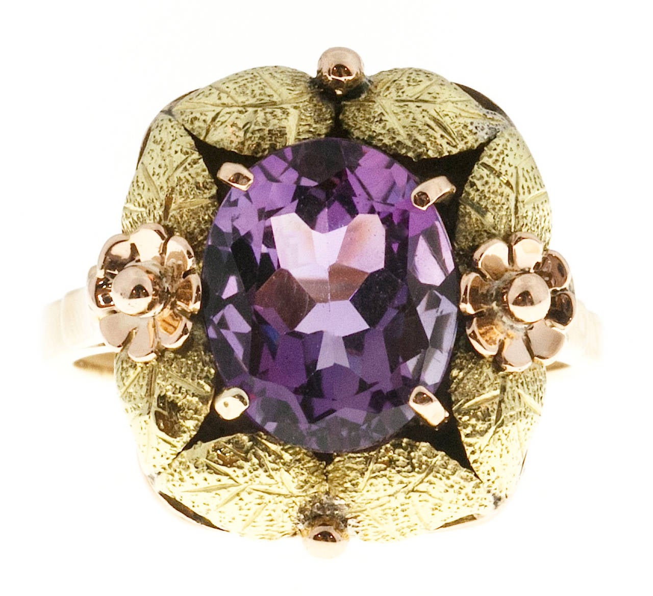 Victorian Amethyst Gold Ring For Sale at 1stdibs