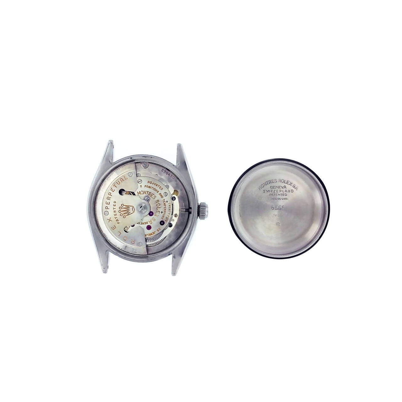 Rolex Stainless Steel Oyster Perpetual  Wristwatch Ref 6565