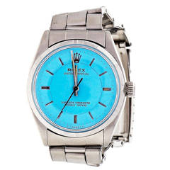 Retro Rolex Stainless Steel Oyster Perpetual  Wristwatch Ref 6565