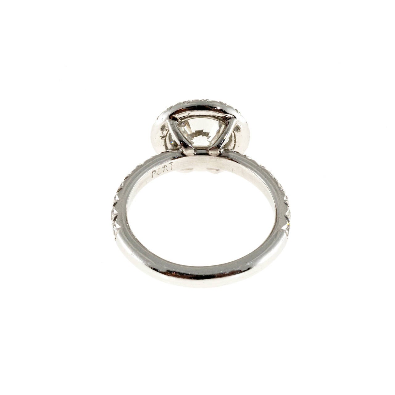 Diamond Platinum Halo Ring 3