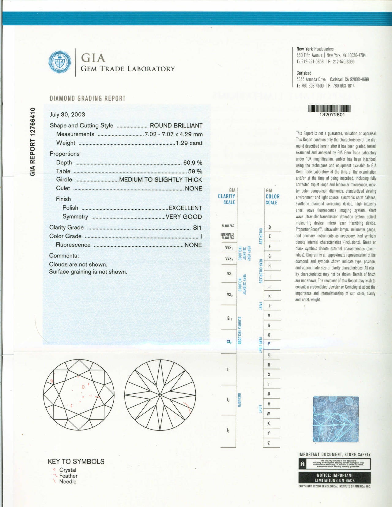 Verlobungsring mit GIA-zertifiziertem 1,29 Karat Saphir und Diamant in Platin mit Kuppel (Rundschliff) im Angebot