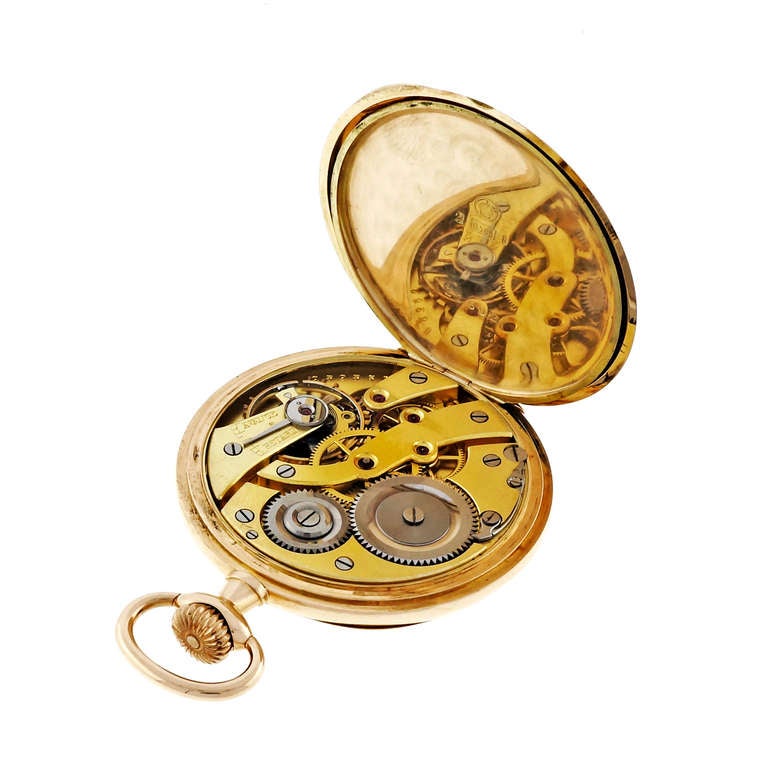 24k gold pocket watch