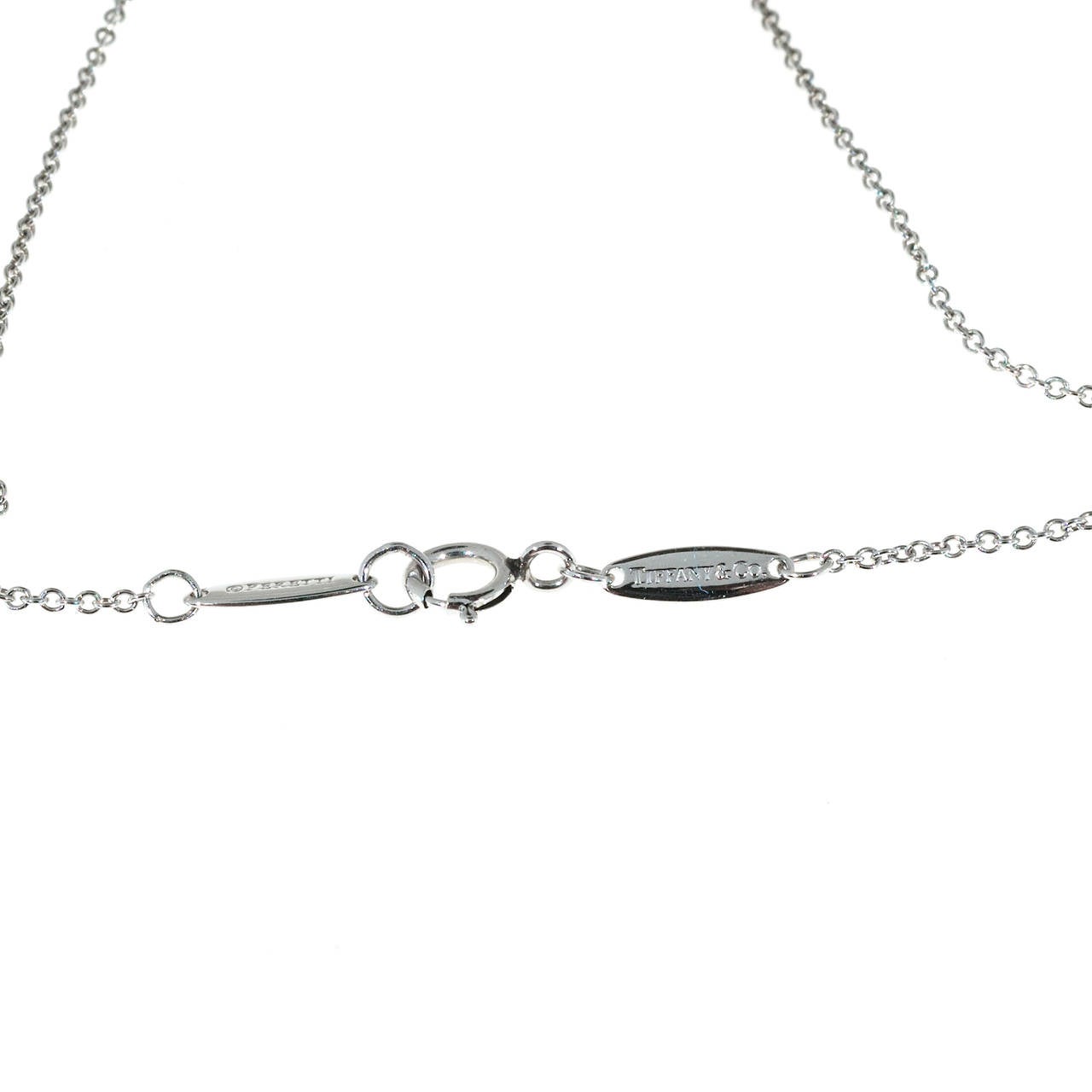 Tiffany & Co. Elsa Peretti Diamond by the Yard Platinum Necklace 6