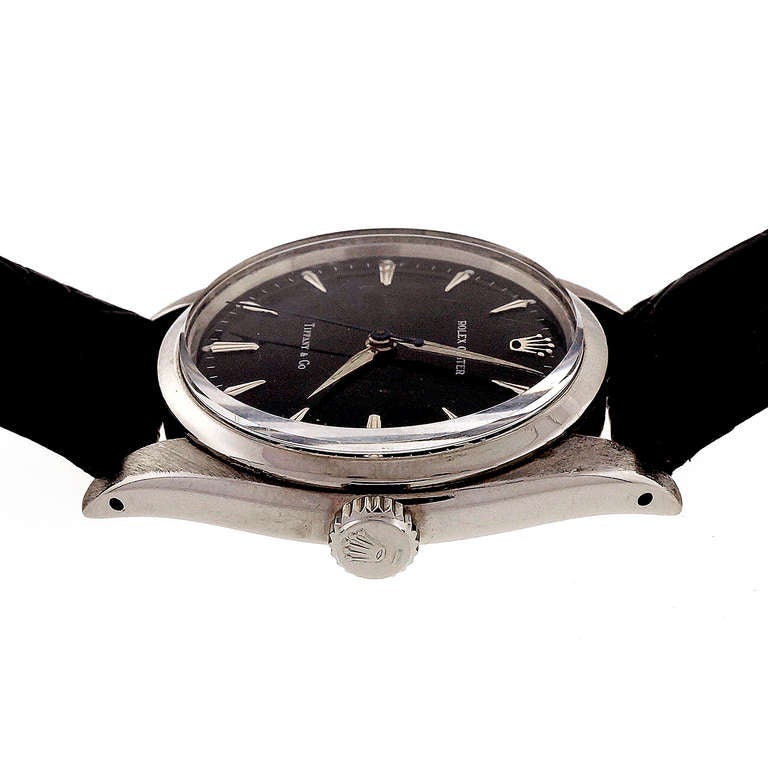 Men's Rolex Stainless Steel Oyster Wristwatch circa 1956