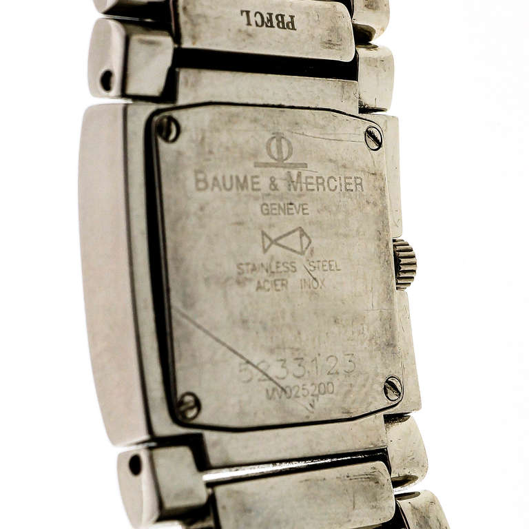 Women's Baume & Mercier Lady's Stainless Steel and Diamond Catwalk Wristwatch