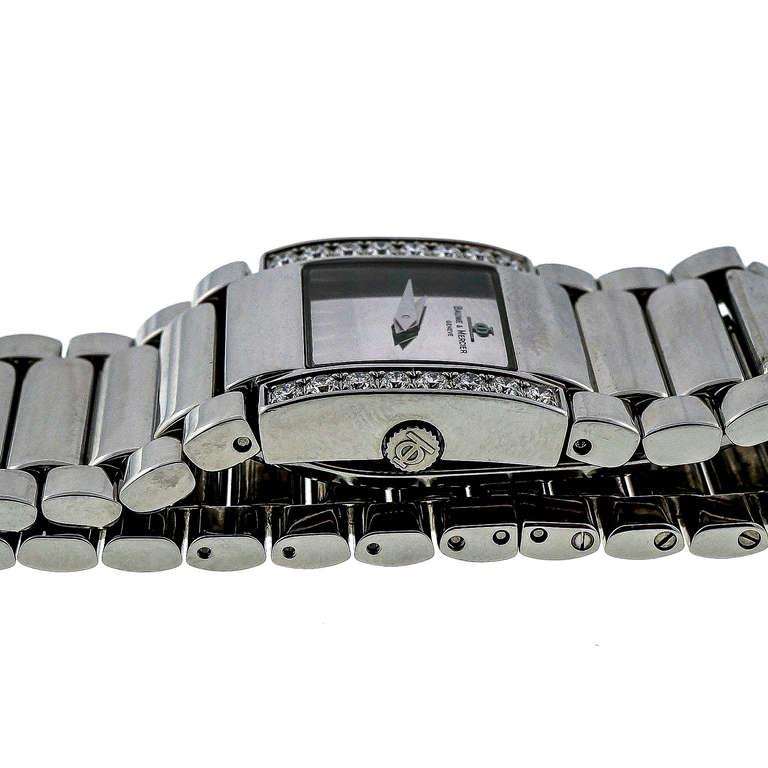 Baume & Mercier Lady's Stainless Steel and Diamond Catwalk Wristwatch 1