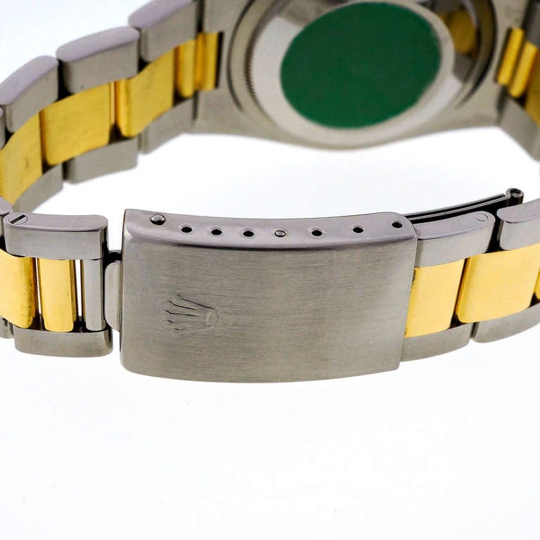 Rolex Stainless Steel Yellow Gold Datejust Wristwatch Ref 16233 circa 1991 2