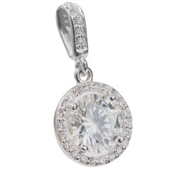 Diamond Halo Pendant