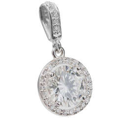 Diamond Halo Pendant 5