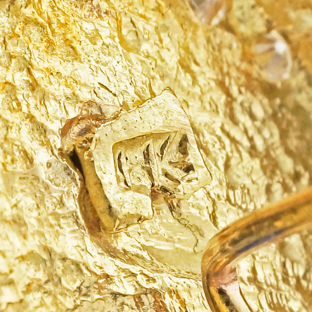 1960s GIA Cert Cabochon Oval Sapphire Diamond Gold Earrings 1