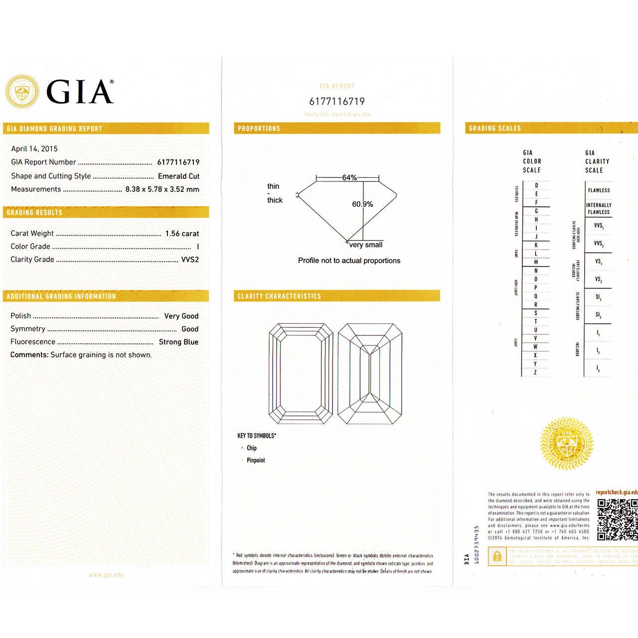 5.02 Carats Three-Stone Emerald-Cut Diamond Platinum Ring, GIA Certified 3
