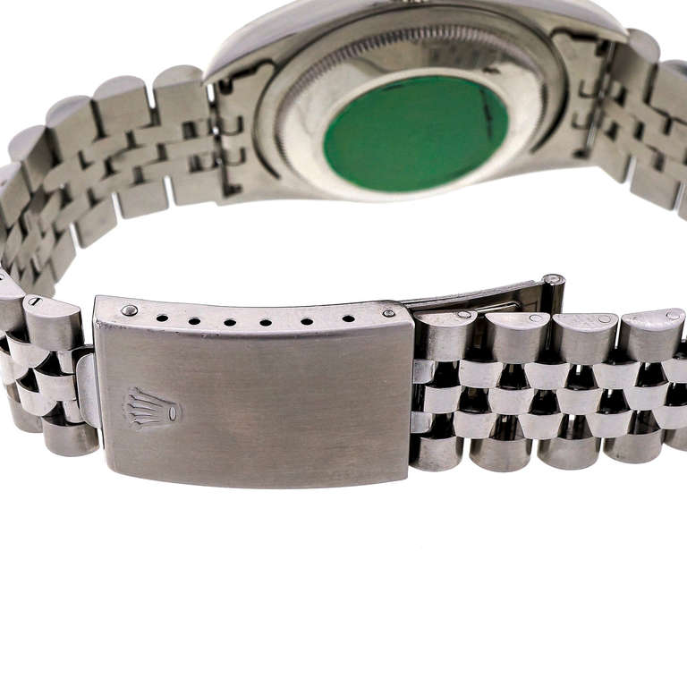 Rolex Steel Datejust Wristwatch Ref 16200 circa 2000s 2