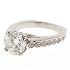 Diamond Solitaire Platinum Ring 3