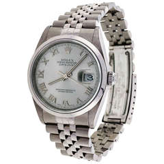 Rolex Steel Datejust Wristwatch Ref 16200 circa 2000s
