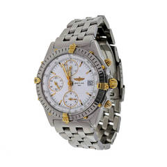 Breitling Stainless Steel Chronomat Chronograph Wristwatch with Date circa 1997 3
