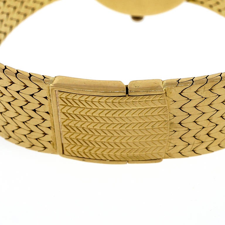 Audemars Piguet Yellow Gold Wristwatch with Integral Bracelet circa 1950 1