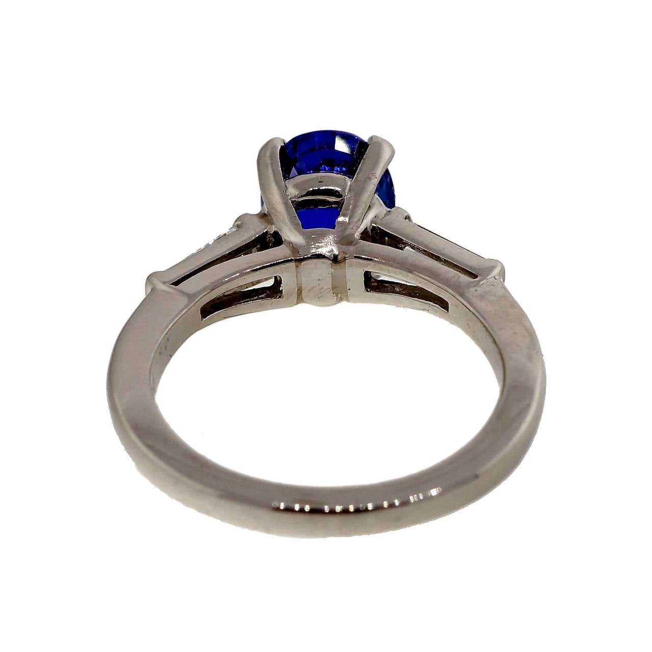 cornflower blue sapphire ring