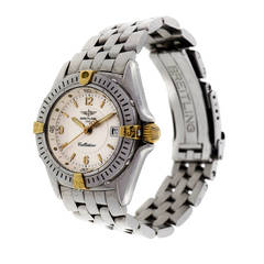 Breitling Lady's Stainless Steel and Yellow Gold Callistino Wristwatch
