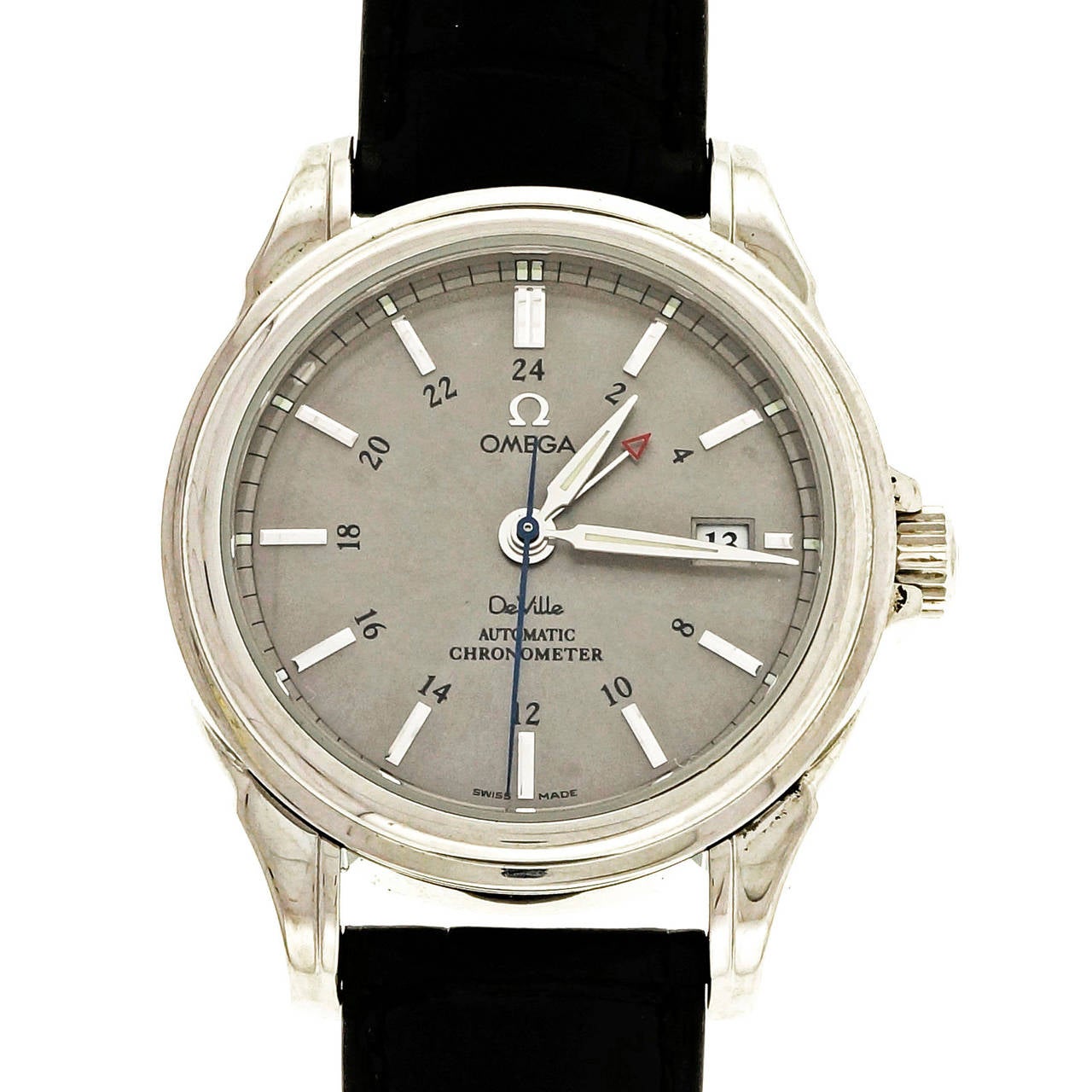 Women's or Men's Omega Stainless Steel De Ville Co-Axial Chronometer Automatic Wristwatch