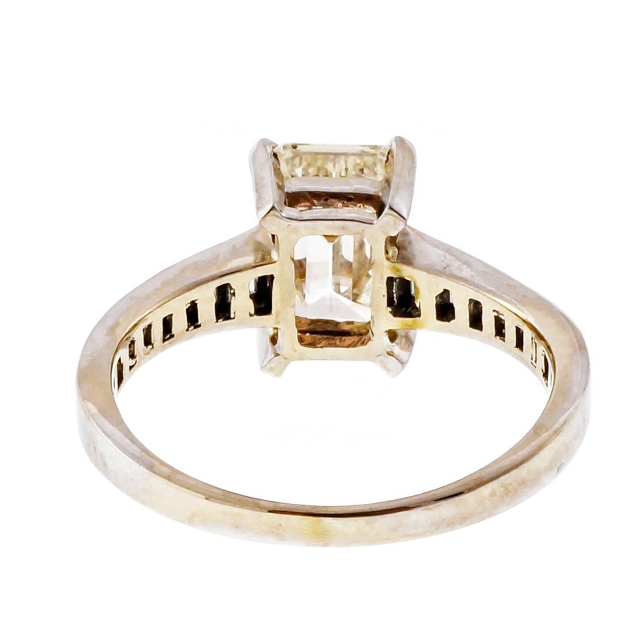 Women's Diamond White Gold Platinum Engagement Ring