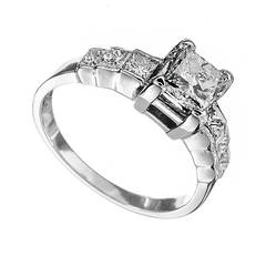 Diamond Gold Engagement Ring 9