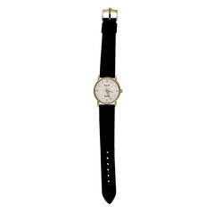 Rolex White Gold Roman Dial Cellini Wristwatch Ref 5115